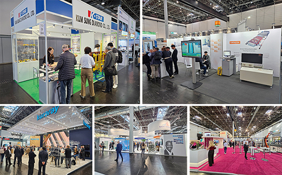 (사진 위쪽)금성다이아몬드와 아이지스 부스