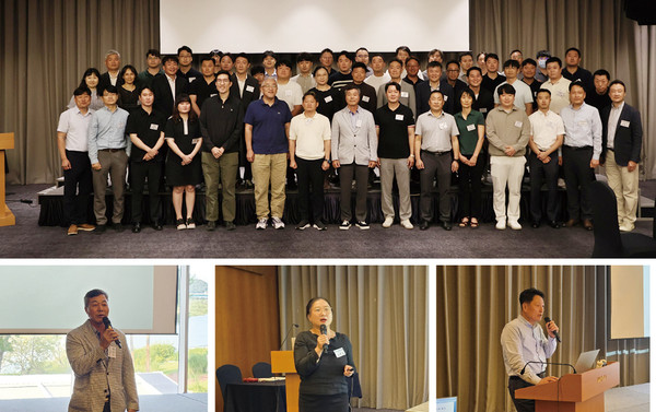 (사진 왼쪽부터) 한국판유리창호협회 이성대 회장, 김영주 본부장, 안헌기 본부장